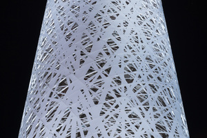  Wasserturm in Gasperich, Luxemburg licht kunst licht 