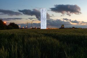  Wasserturm in Gasperich, Luxemburg licht kunst licht 