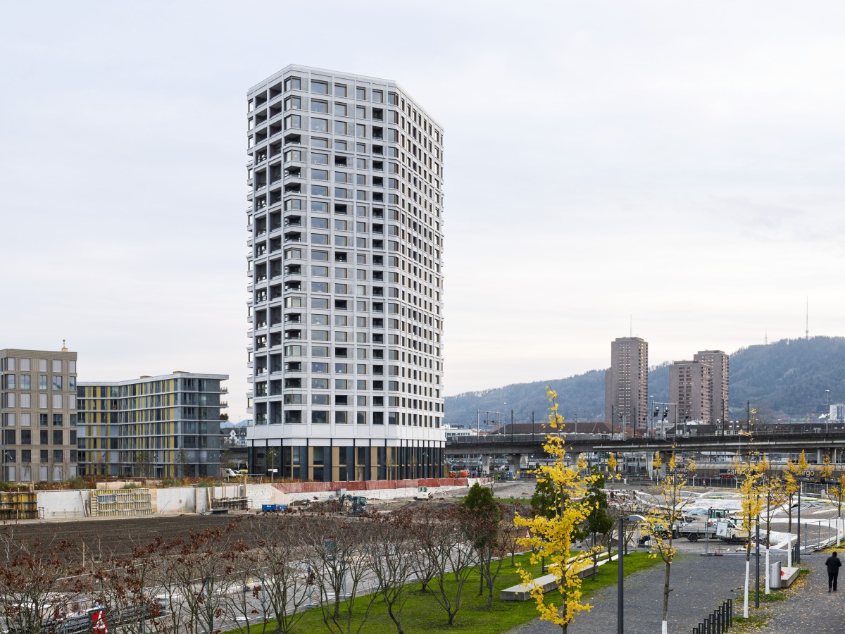 zolly wohnhochhaus zurich ch deutsche bauzeitschrift
