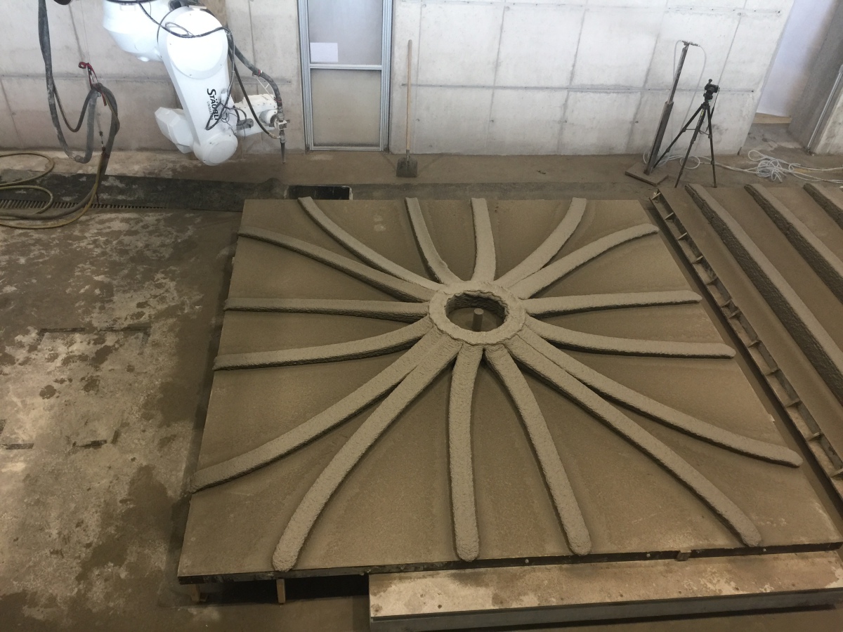 Shotcrete 3d Printing Sc3dp 3d Drucken Von Grossformatigen