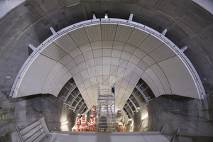  Bond Street Station, London/GB - Innenausbau mit Glasfaserbeton 