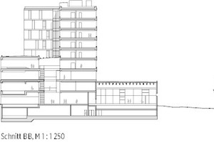  Schnitt BB, M 1 : 1 250 