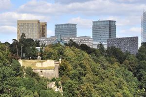  Ganz links die Türme der EuGH-Rechtsprechung, auf dem Kirchberg in Luxemburg ... dort soll es sich entscheiden! 