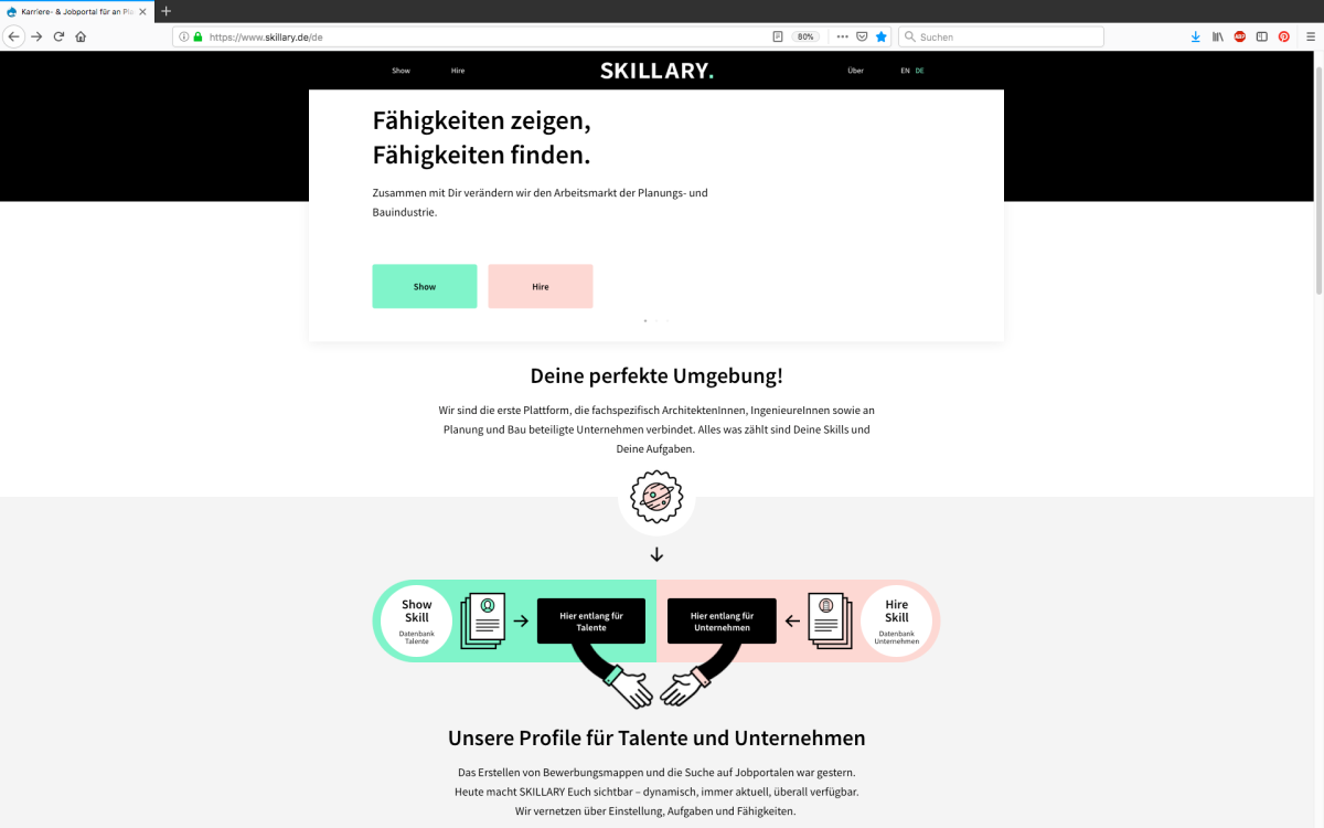 SKILLARY_Landingpage