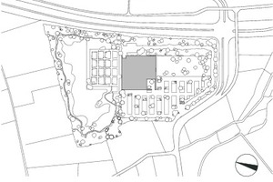  Lageplan, M 1 : 8000 