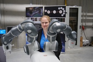  Dorit Borrmann programmiert Roboter. Auch dafür hat sie jetzt den Zonta-Preis 2019 erhalten 