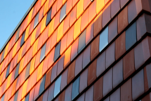  Fassadenziegel Standard-Glatt G10 mit Solarziegel G10 PV von Nelskamp 
