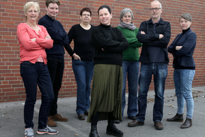  Das Redaktionsteam (v. l.): Ute Rodermond, Mariella Schlüter, Inga Schaefer, Katja Reich, Beate Bellmann, Benedikt Kraft, Sarah Centgraf 