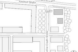  Lageplan, M 1:4 000 