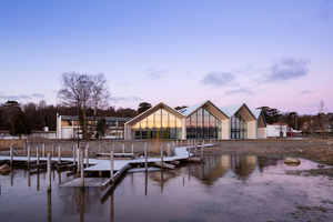  Das experimentelle 4-Sterne- Hotel und Konferenzzentrum Green Solution House von GXN Architects in Rønne, Dänemark  