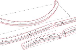  Vorteil der parametrischen Planung ist, dass ein Bau dreidimensional exakt erfasst wird. Seine Gebäudegeometrie folgt dabei bestimmten Regeln. Dann werden Elemente, Knoten und Anschlüsse definiert 