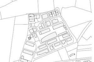  Lageplan, M 1 : 8 000 