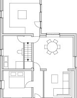  Grundriss EG vorher, M 1 : 333,33 