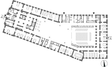  Grundriss Erdgeschoss, M 1 : 1 000 