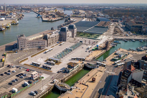  Der Bahnhof Ostende ist einer der verkehrsreichsten Knotenpunkte der niederländischen Küste 