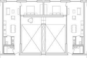  Grundrisstyp „Atrium“, M 1 : 3331/3 