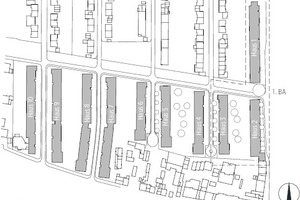  Lageplan, M 1 : 4 500 