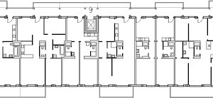  Grundriss 1. Obergeschoss, M 1 : 750 