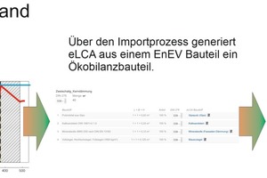  eLCA Import-Prozess EnEV-Ökobilanz 