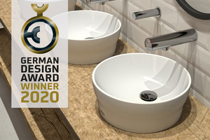  In der Kategorie 'Bath and Wellness' - 'Excellent Product Design' wurde RONDAtop vom Rat für Formgebung mit dem diesjährigen German Design Award ausgezeichnet. 