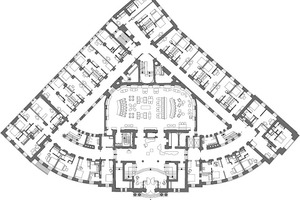  Grundriss Erdgeschoss, M 1 : 750 