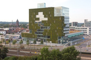  Das neue Rathaus in Venlo wurde als eines der ersten Gebäude nach dem Prinzip der Kreislaufwirtschaft, „Cradle to Cradle“ (C2C), entworfen und gebaut.  