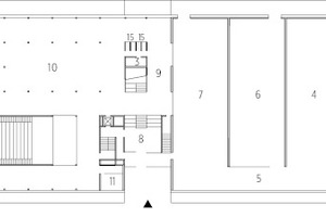  Grundriss Erdgeschoss, M 1 : 1 250 