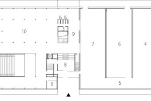  Grundriss Erdgeschoss, M 1 : 1 250 