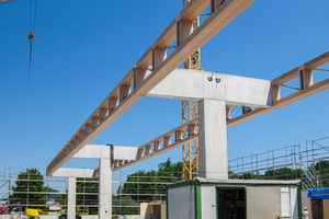  Nach den Betonarbeitenkonnte der Bau innerhalb von 14 Tagen fertig gestellt werden. 