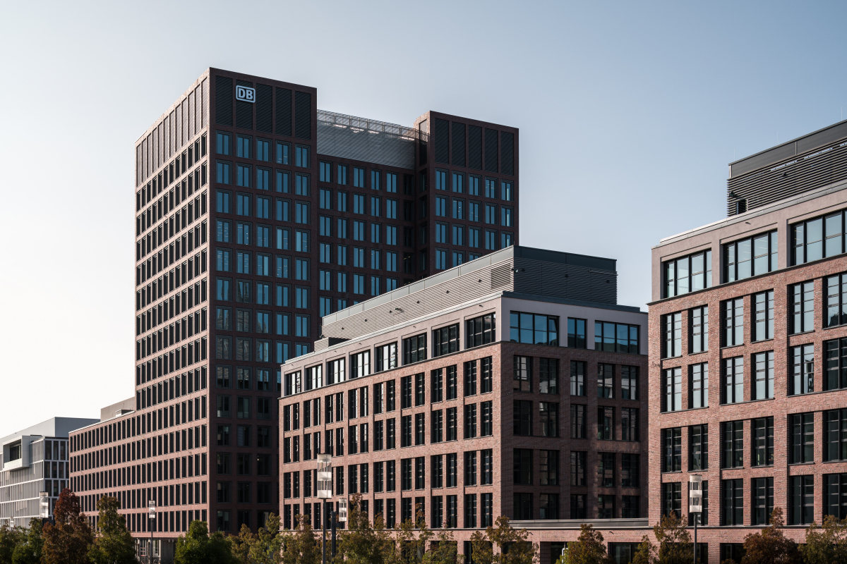 Frankfurt Europa-Allee Brick und Tower Deutsche Bahn