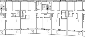  Grundriss 3. OG M 1 : 750 