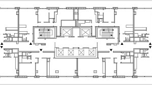  Grundriss 1. Obergeschoss, M 1 : 750 