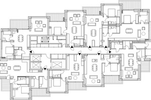  Grundriss, „Innovationen“ Level 5, 7, 9, 11, 13, M 1 : 500 