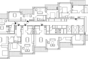  Grundriss, „Helix“ Level 5, 7, 9, 11, 13, M 1 : 500 