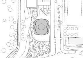  Lageplan, M 1 : 2 500 