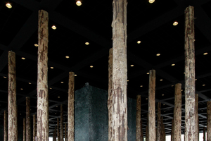  Sticks and Stones, 2014 noch eine Installation von Chipperfield Architekten in der Nationalgalerie, heute auch ein wertvoller Fichtenwald in Zeiten knapper werdender Holzressourcen 