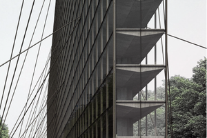  Ausgezeichnet im Themengebiet “Ingenieurbauwerke”: Jurij von Aster mit seiner Hochhausidee “Linear Highrise”, die an der Accademia di Architettura in der Schweiz entstand 