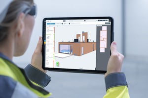  Digital vor Ort: Bei der Abnahme können Mängel per NFC-Tags direkt im BIM-Modell hinterlegt werden 
