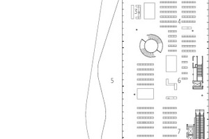  Grundriss 2. Obergeschoss, M 1 : 1 250	1	Spiel- und Bastelecke	2	Kinder und Familie	3	Café	4	Abteilung „Fiktion“	5	Balkon	6	Reservierungen	7	Abteilung		„Nichtfiktionales“	8	Zeitungen	9	WC	10	Wickelraum	11	„Märchenzimmer“	12	Veranstaltungsraum	13	Lager 