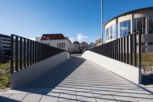  Carbonbetonbrücke in Ottenhöfen: Carbonbetonplatten auf Stahlträgern erwiesen sich als besonders wirtschaftliche und langlebige Lösung. 
