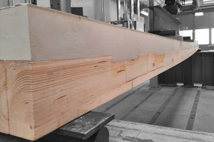  Holz-Beton-Verbunddecken (HBV-Decken) unter Verwendung ökologischer Betone und Textilbewehrung stellen hinsichtlich Leistungsfähigkeit und schneller Bauzeit eine effiziente Alternative zu konventionellen Stahlbetondecken dar. Dadurch, dass ungefähr die unteren 2/3 des Stahlbetonquerschnitts (Zugzone) durch Holz als Stahl- und Biegesteifigkeitsausgleich ersetzt werden, sind zudem große CO2-Einsparungen möglich. 