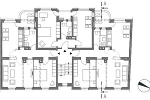  Grundriss (B03-3) 1. Obergeschoss, M 1 : 333,33 