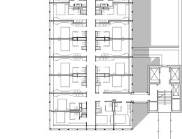  Grundriss Regelgeschoss, M 1: 750 