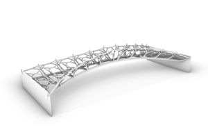  Entwurf einer auf dem Prinzip der Injection 3D Concrete Printing Technologie basierenden Brücke; in Zusammenarbeit mit Pieluigi D’Acunto und Ole Ohlbrock 