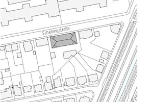  Lageplan, M 1 : 3 500 