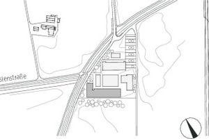  Lageplan, M 1 : 10 000 