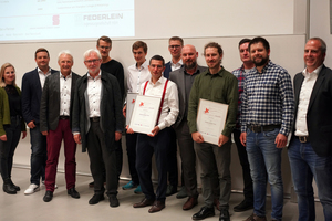  Die Gewinner des Joachim-Kurbasik-Preises mit den Stiftern 