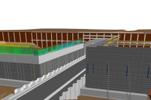  Simulation Bauzustand: Spätestens im Jahr 2022 müssen Applikationen, die beispielsweise mit einem CDE verknüpft sind, auf der Baustelle ohne Einschränkungen über Mobilgeräte wie Tablets verwendbar sein 