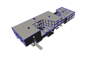  Modell aus der Software Tekla für die  Bewehrung 