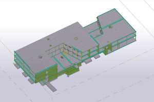  Archicad-3D-Modell für die Schalung 